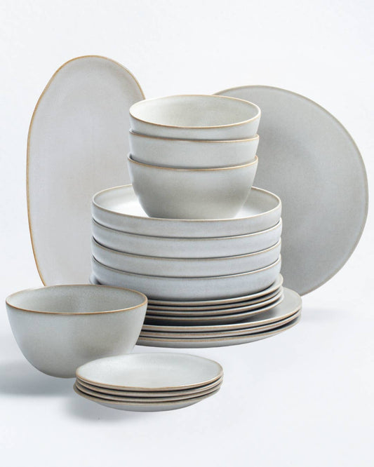 Terra Porcelanic Stoneware 21 Pieces Set